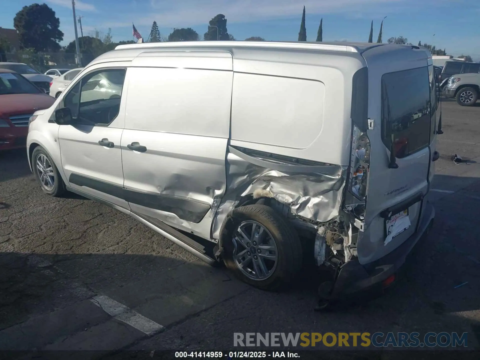 3 fotografías del automóvil dañado NM0LS7T22N1526142 FORD TRANSIT CONNECT 2022