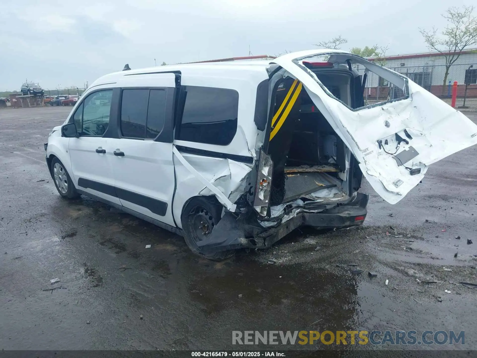 3 fotografías del automóvil dañado NM0GE9E26P1554157 FORD TRANSIT CONNECT 2023