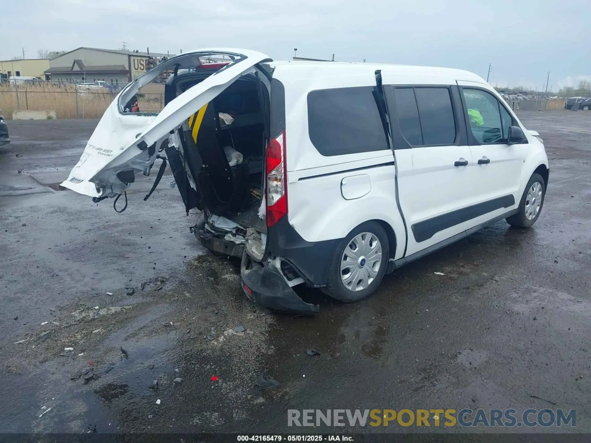 4 fotografías del automóvil dañado NM0GE9E26P1554157 FORD TRANSIT CONNECT 2023