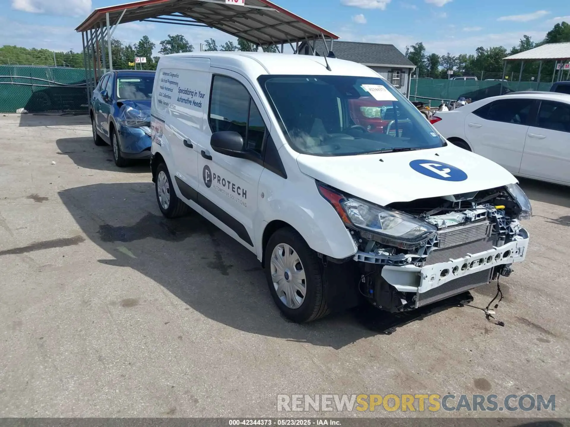 1 fotografías del automóvil dañado NM0LS6S26P1571681 FORD TRANSIT CONNECT 2023