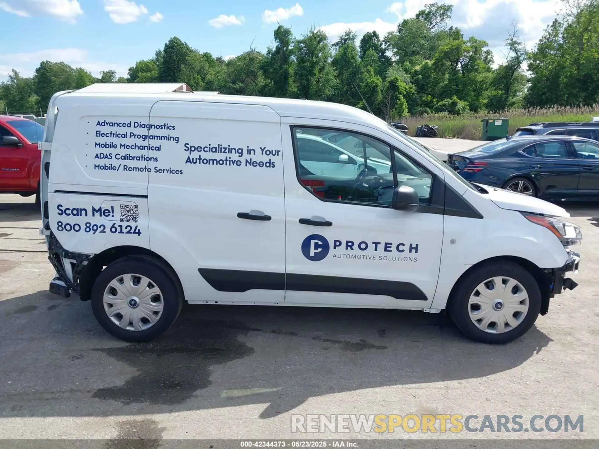 14 fotografías del automóvil dañado NM0LS6S26P1571681 FORD TRANSIT CONNECT 2023