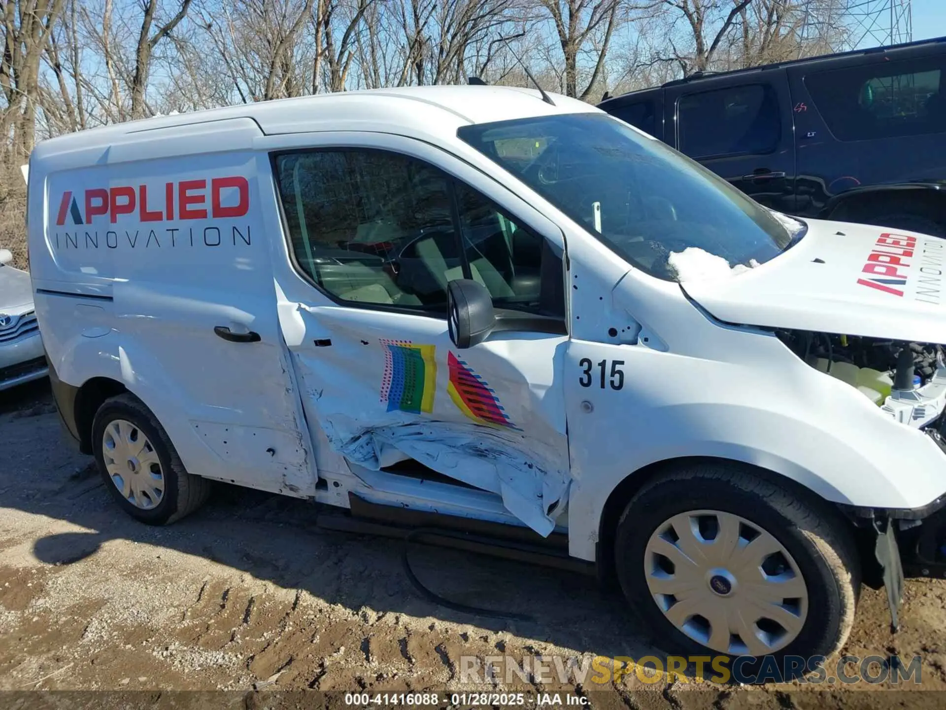 14 fotografías del automóvil dañado NM0LS6S27P1565825 FORD TRANSIT CONNECT 2023