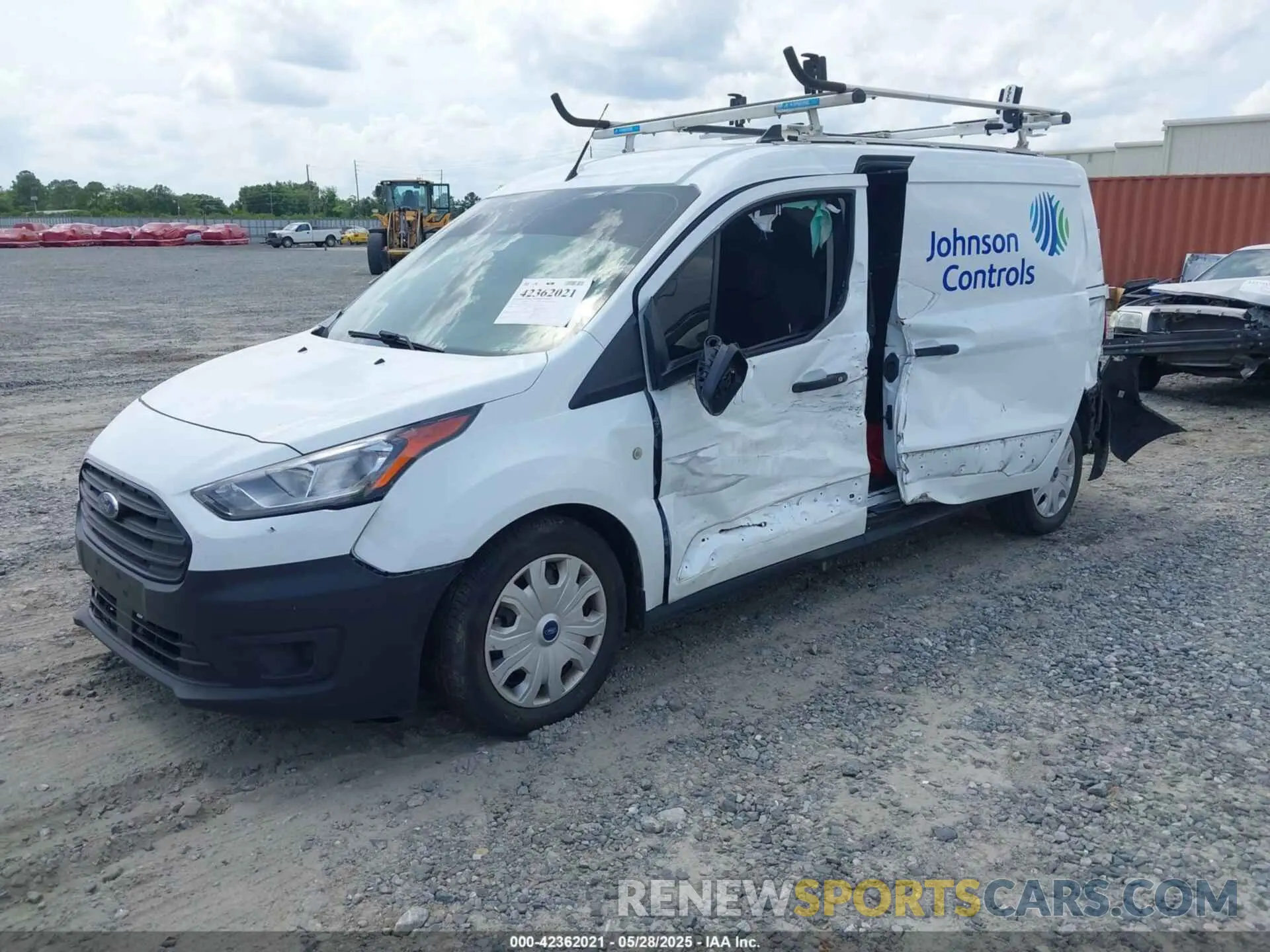2 fotografías del automóvil dañado NM0LS7S21P1550288 FORD TRANSIT CONNECT 2023