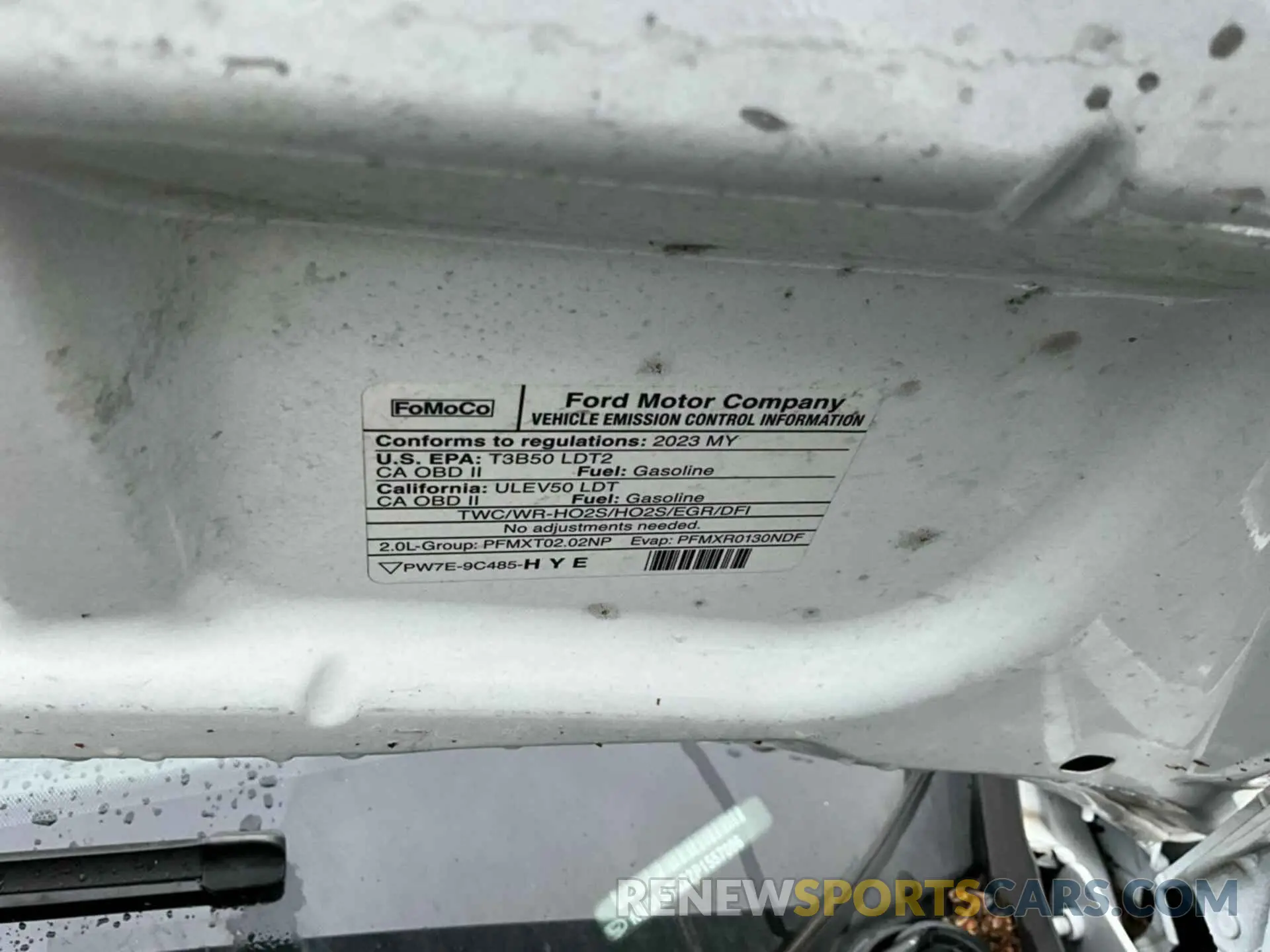 10 fotografías del automóvil dañado NM0LS7S22P1557086 FORD TRANSIT CONNECT 2023