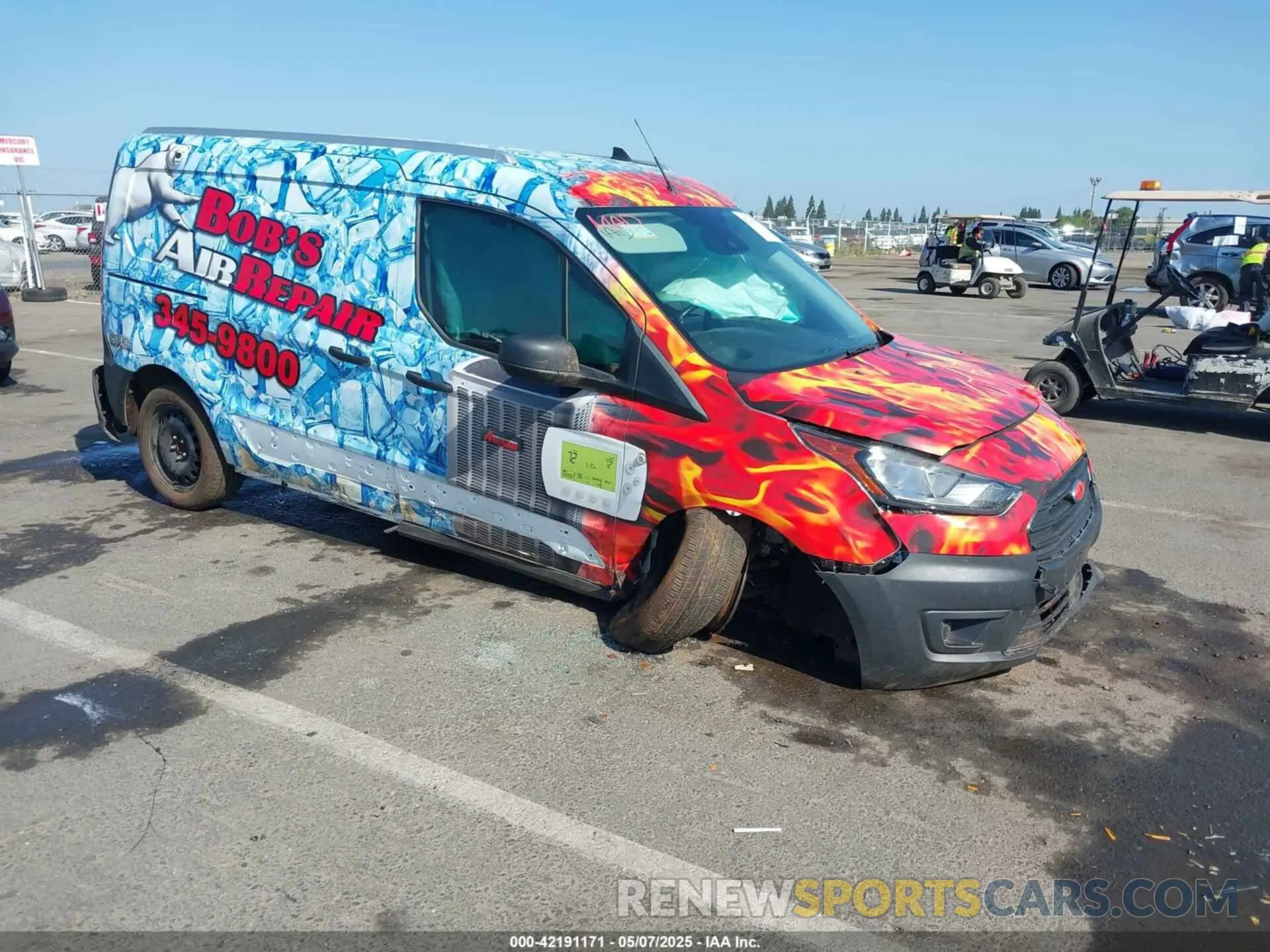 1 fotografías del automóvil dañado NM0LS7S24P1553797 FORD TRANSIT CONNECT 2023