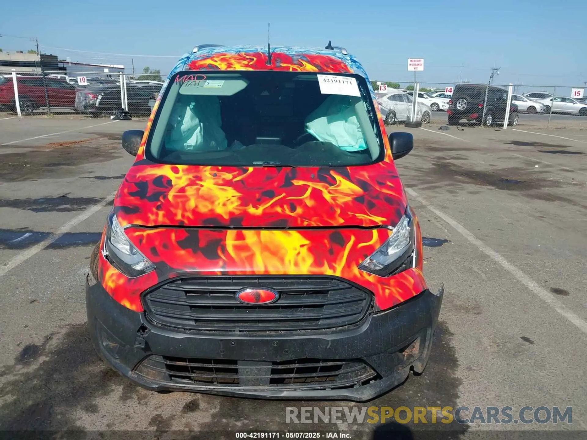 12 fotografías del automóvil dañado NM0LS7S24P1553797 FORD TRANSIT CONNECT 2023