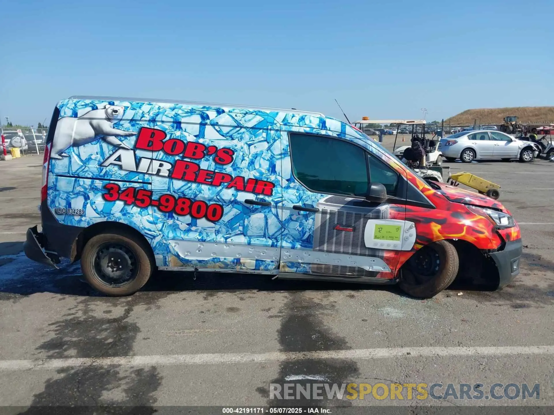 13 fotografías del automóvil dañado NM0LS7S24P1553797 FORD TRANSIT CONNECT 2023