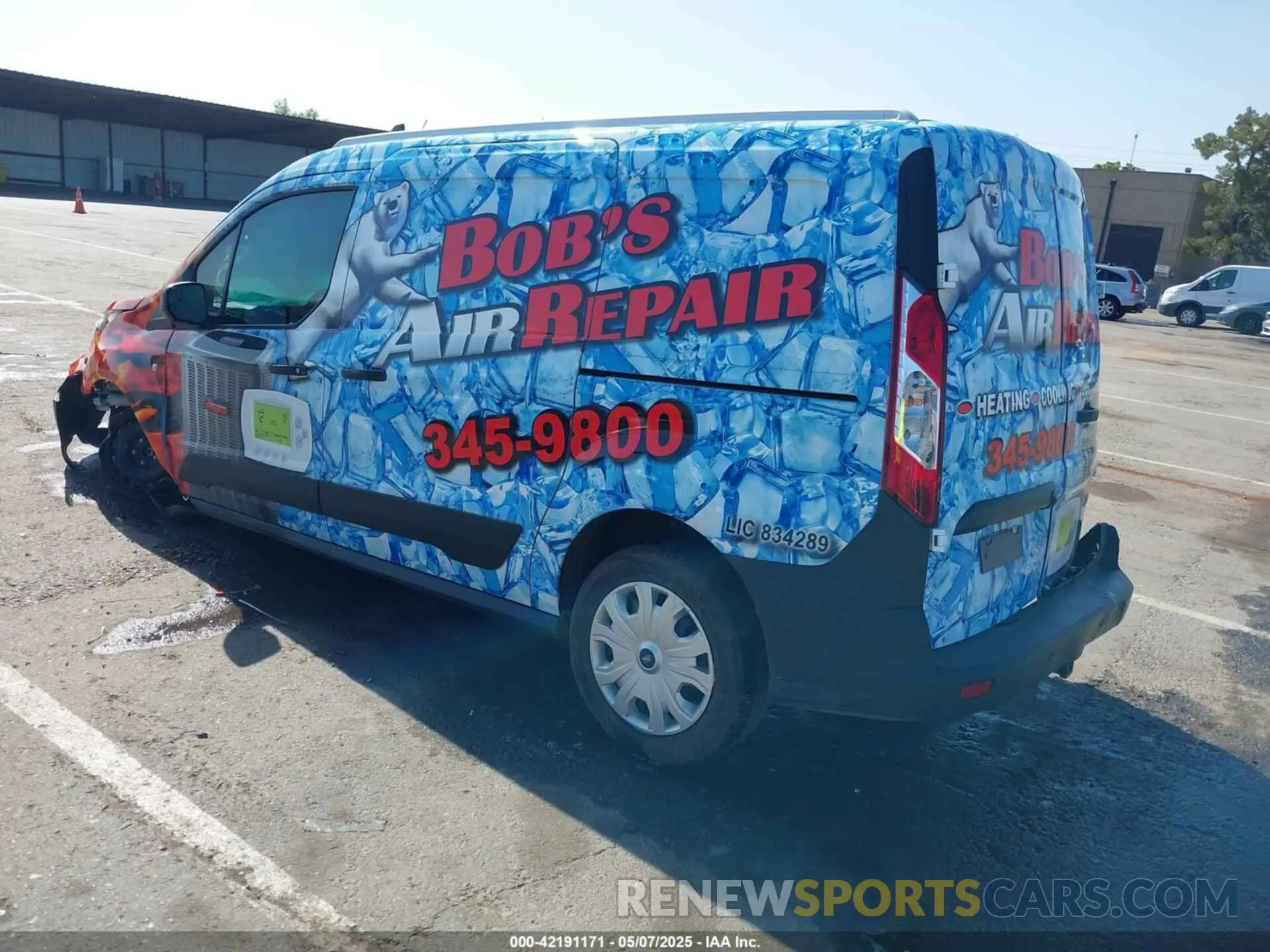 3 fotografías del automóvil dañado NM0LS7S24P1553797 FORD TRANSIT CONNECT 2023