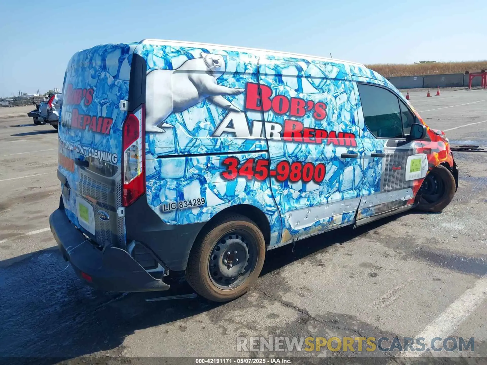 4 fotografías del automóvil dañado NM0LS7S24P1553797 FORD TRANSIT CONNECT 2023