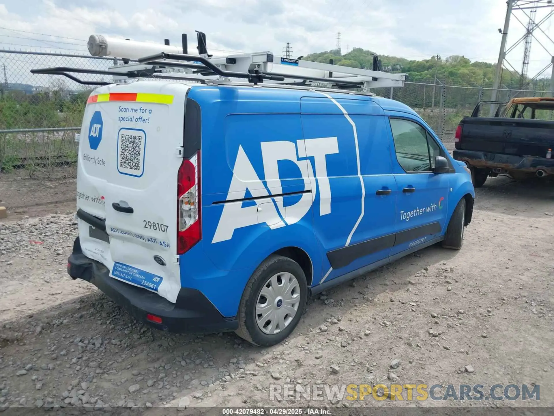 4 fotografías del automóvil dañado NM0LS7T24P1558982 FORD TRANSIT CONNECT 2023