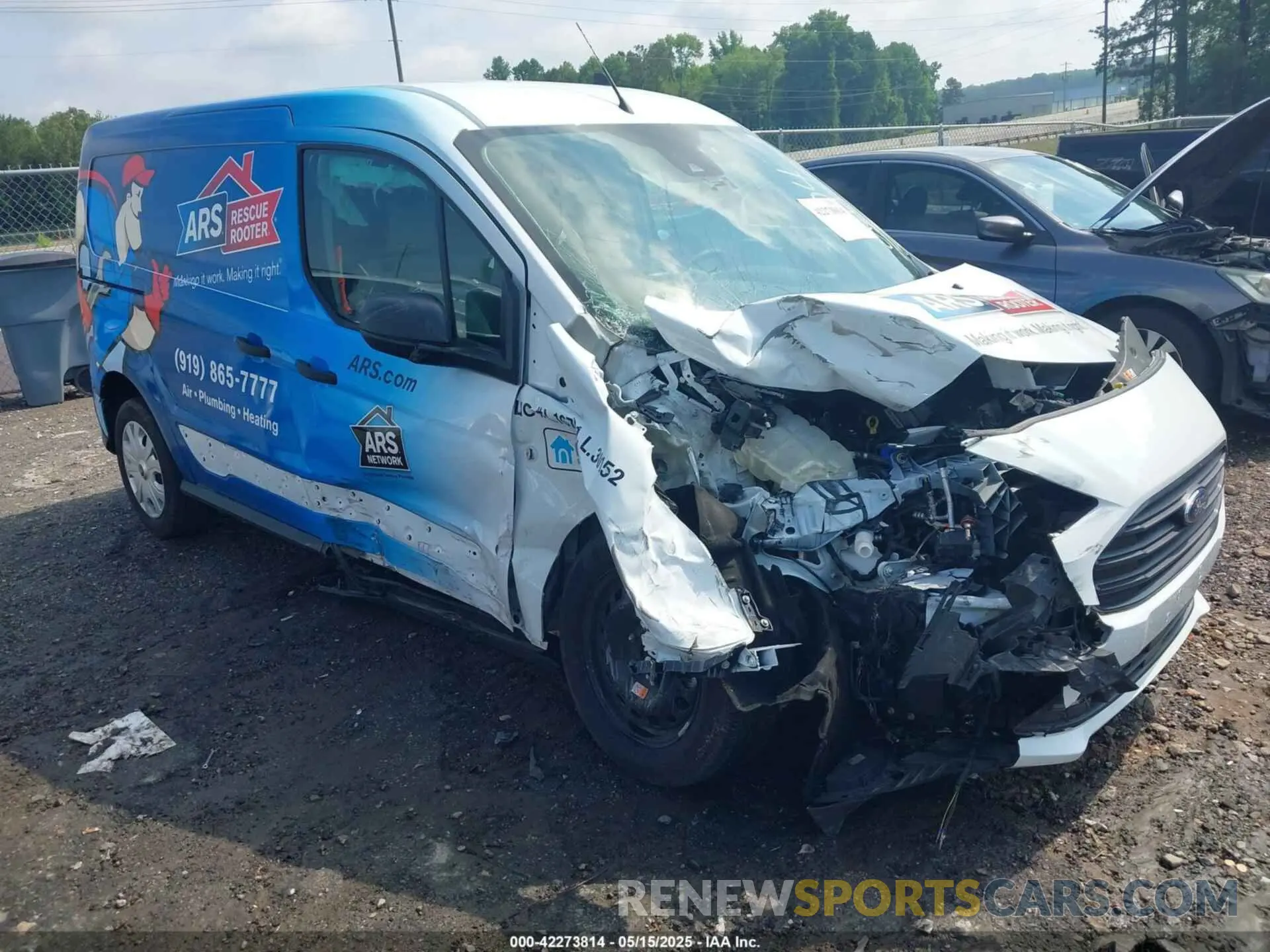 1 fotografías del automóvil dañado NM0LS7T28P1550285 FORD TRANSIT CONNECT 2023