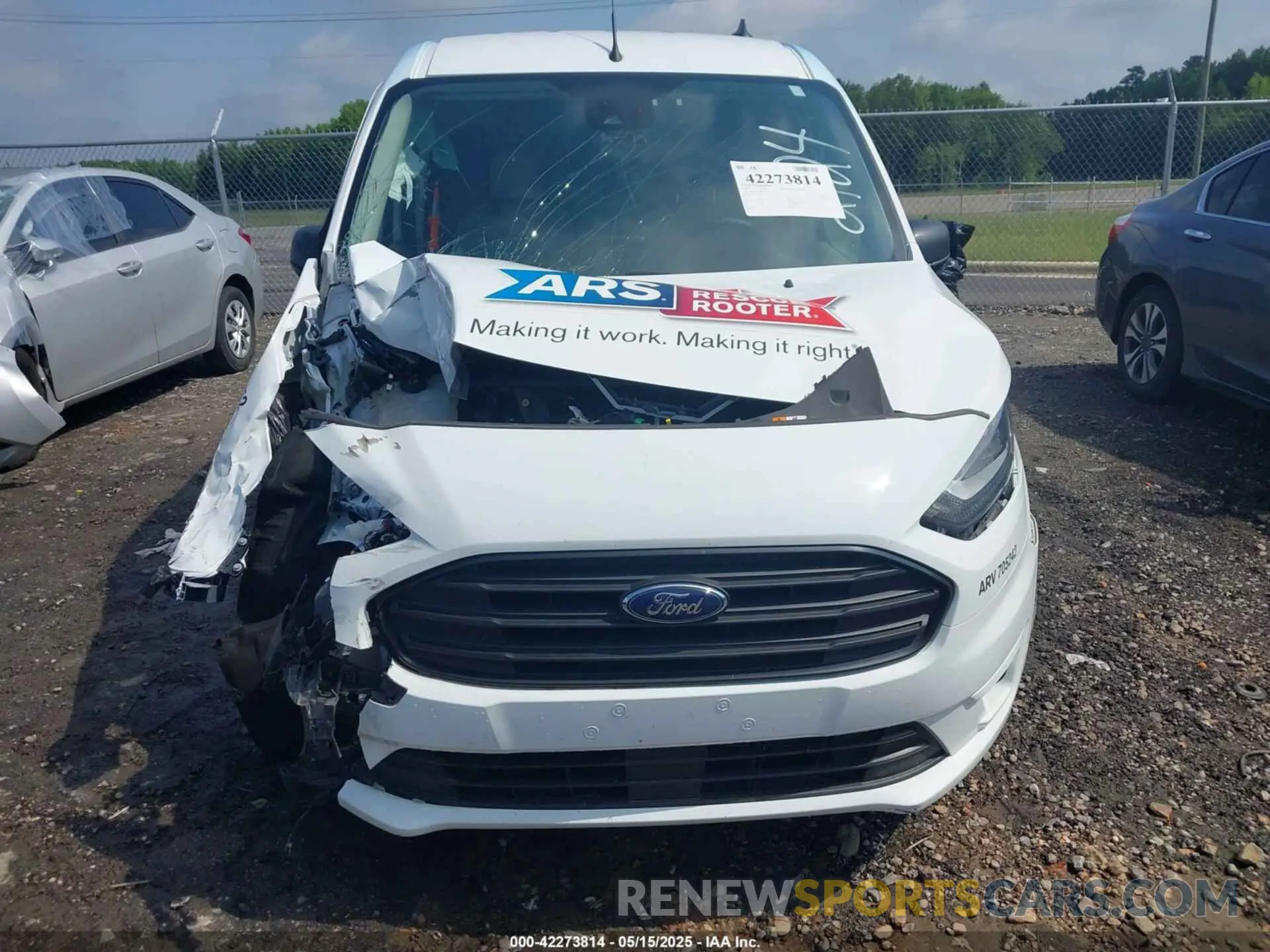 12 fotografías del automóvil dañado NM0LS7T28P1550285 FORD TRANSIT CONNECT 2023