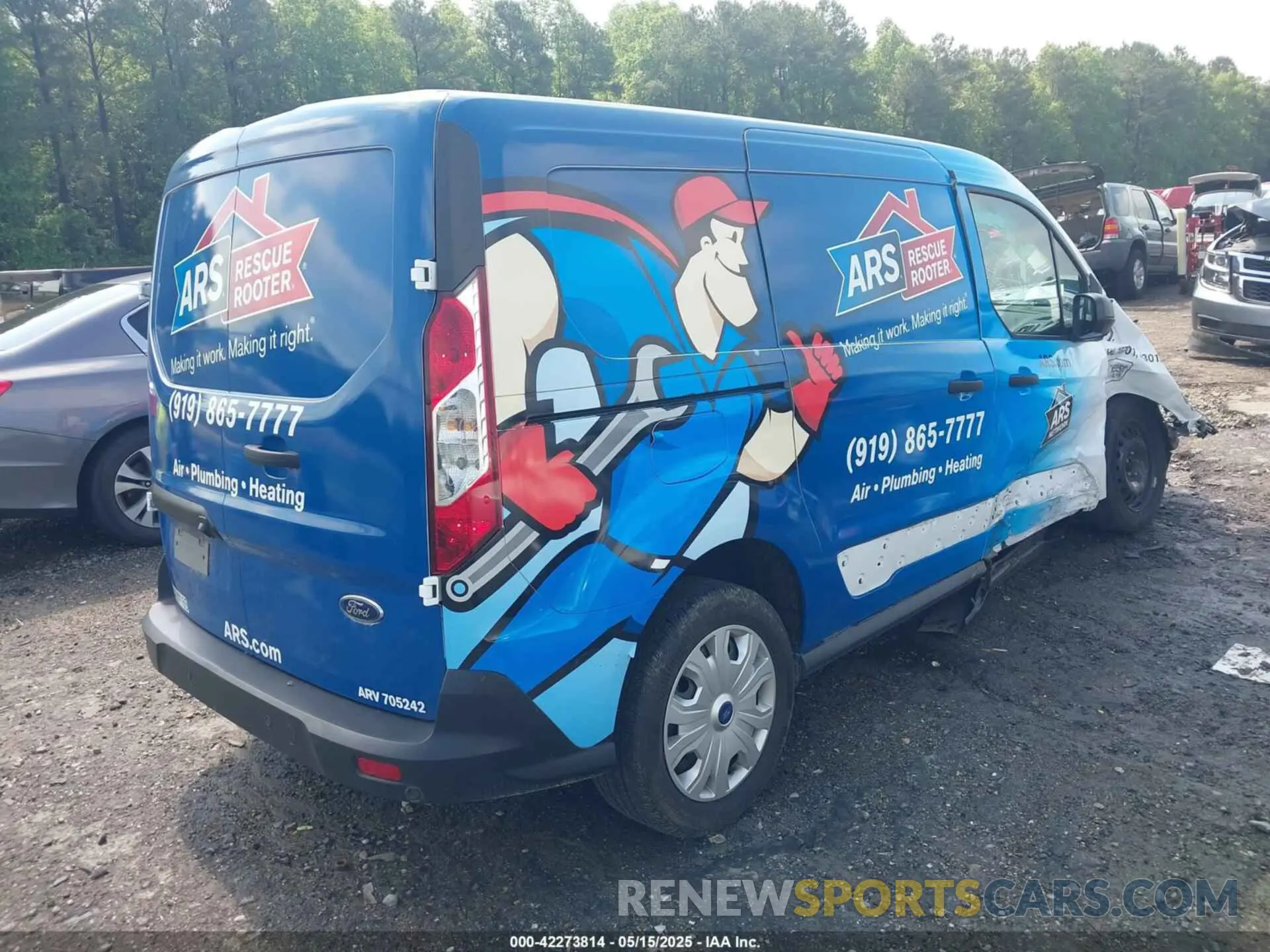 4 fotografías del automóvil dañado NM0LS7T28P1550285 FORD TRANSIT CONNECT 2023