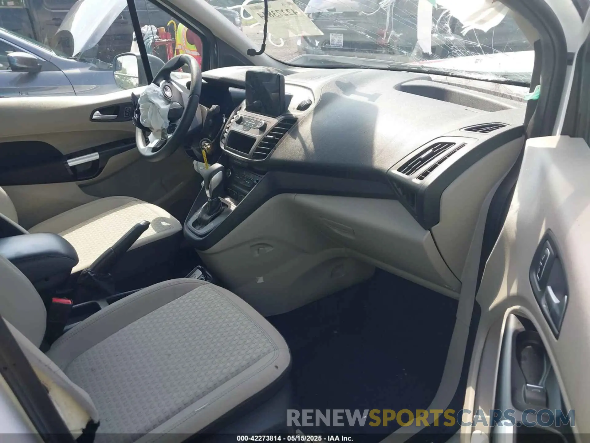 5 fotografías del automóvil dañado NM0LS7T28P1550285 FORD TRANSIT CONNECT 2023