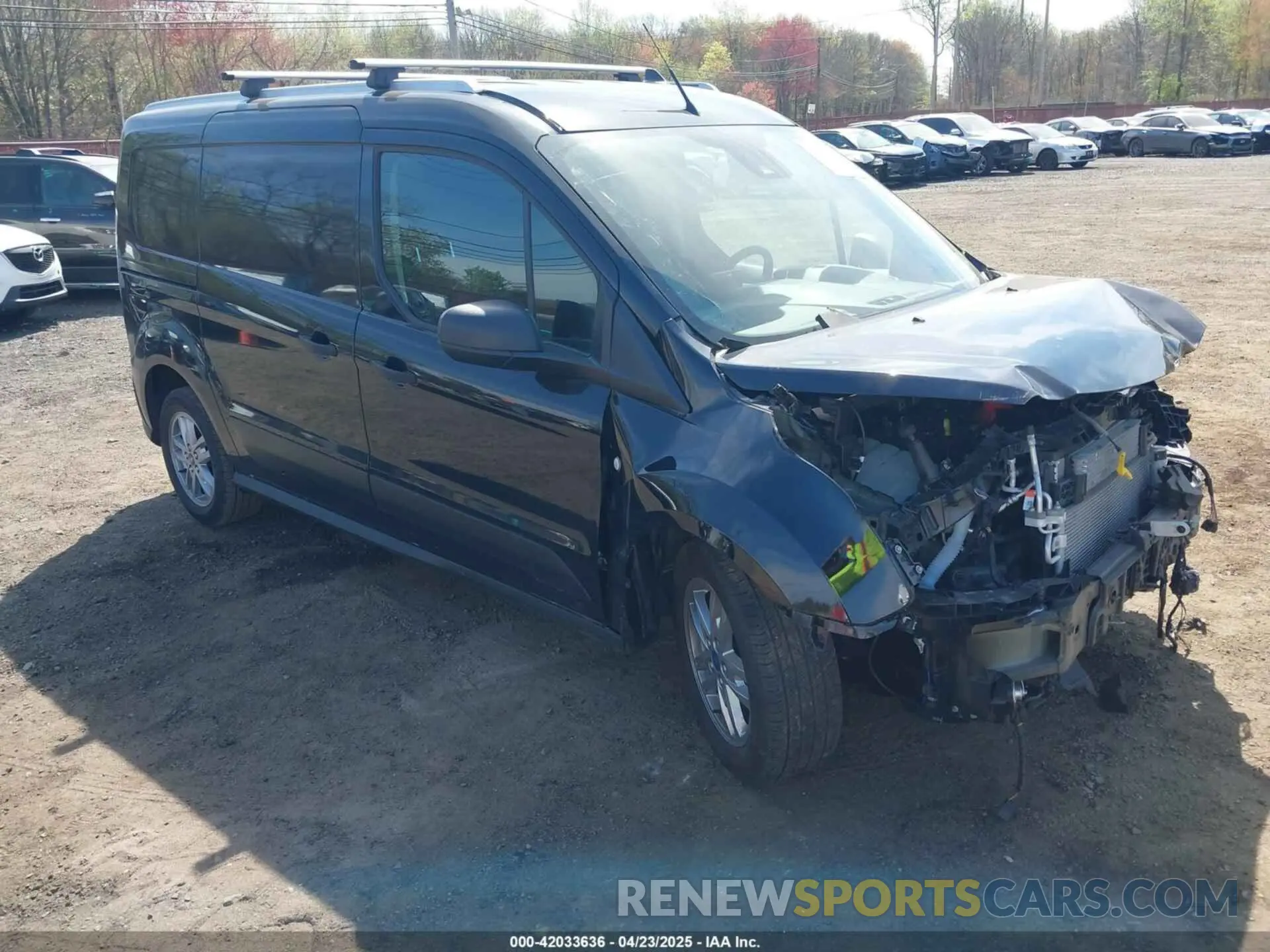 1 fotografías del automóvil dañado NM0LS7T29P1553678 FORD TRANSIT CONNECT 2023