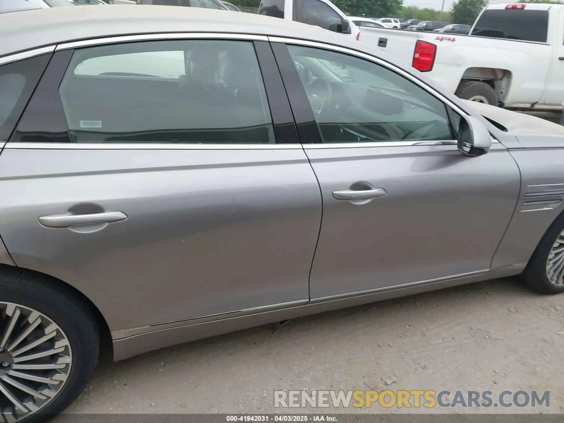 14 fotografías del automóvil dañado KMTGE4S14PU006305 GENESIS ELECTRIFIED G80 2023