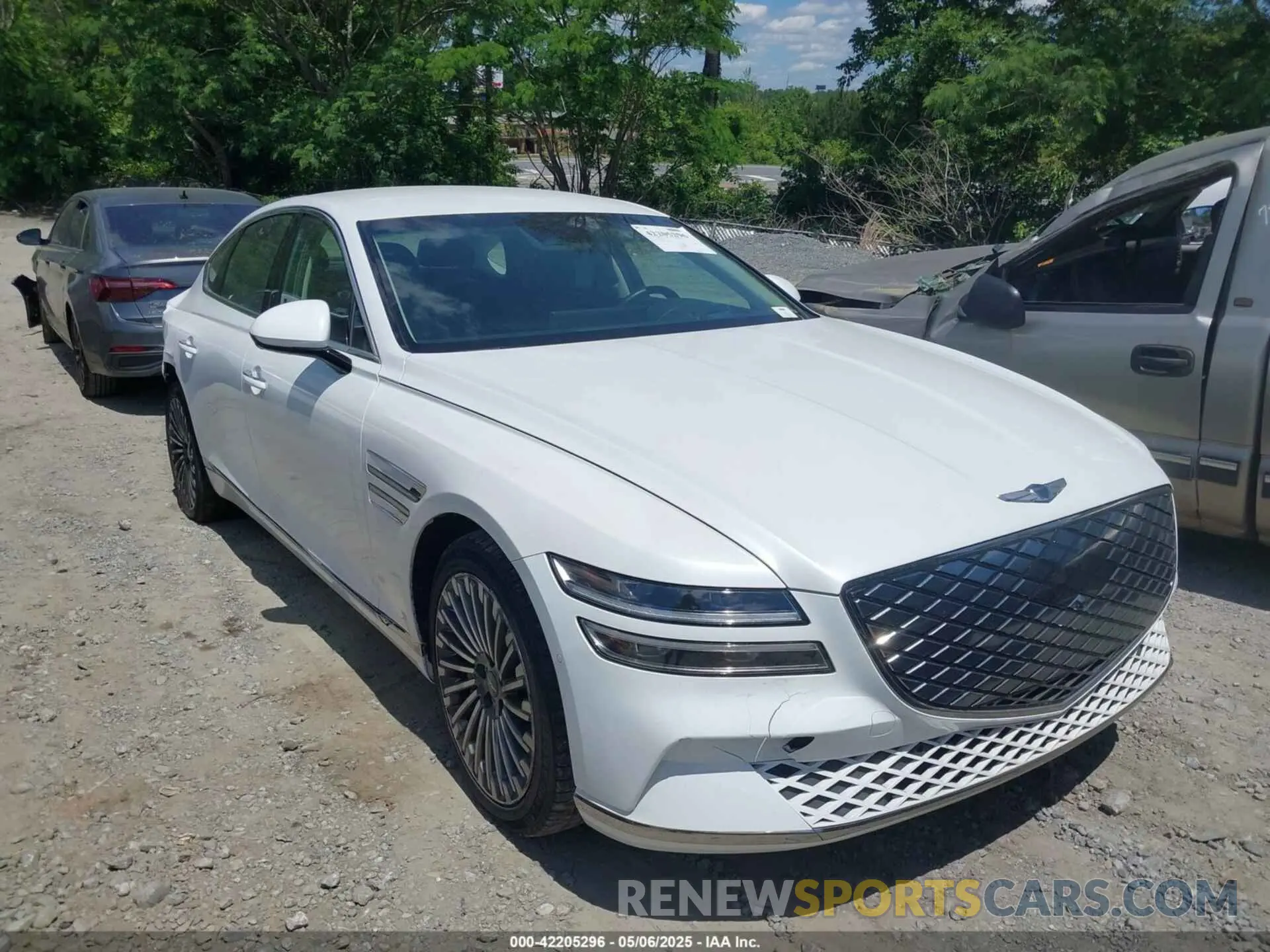 1 fotografías del automóvil dañado KMTGE4S15PU007107 GENESIS ELECTRIFIED G80 2023
