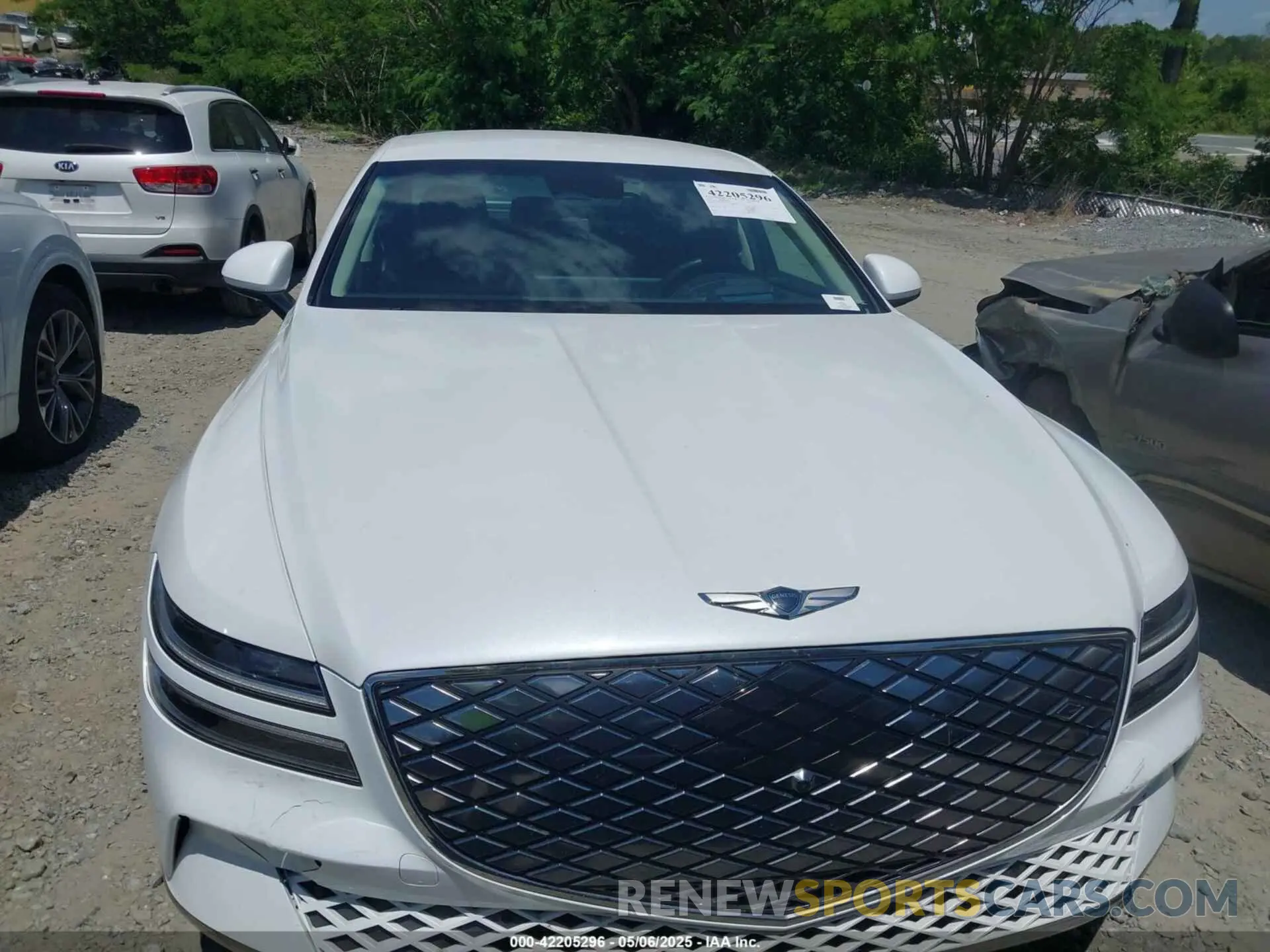 12 fotografías del automóvil dañado KMTGE4S15PU007107 GENESIS ELECTRIFIED G80 2023