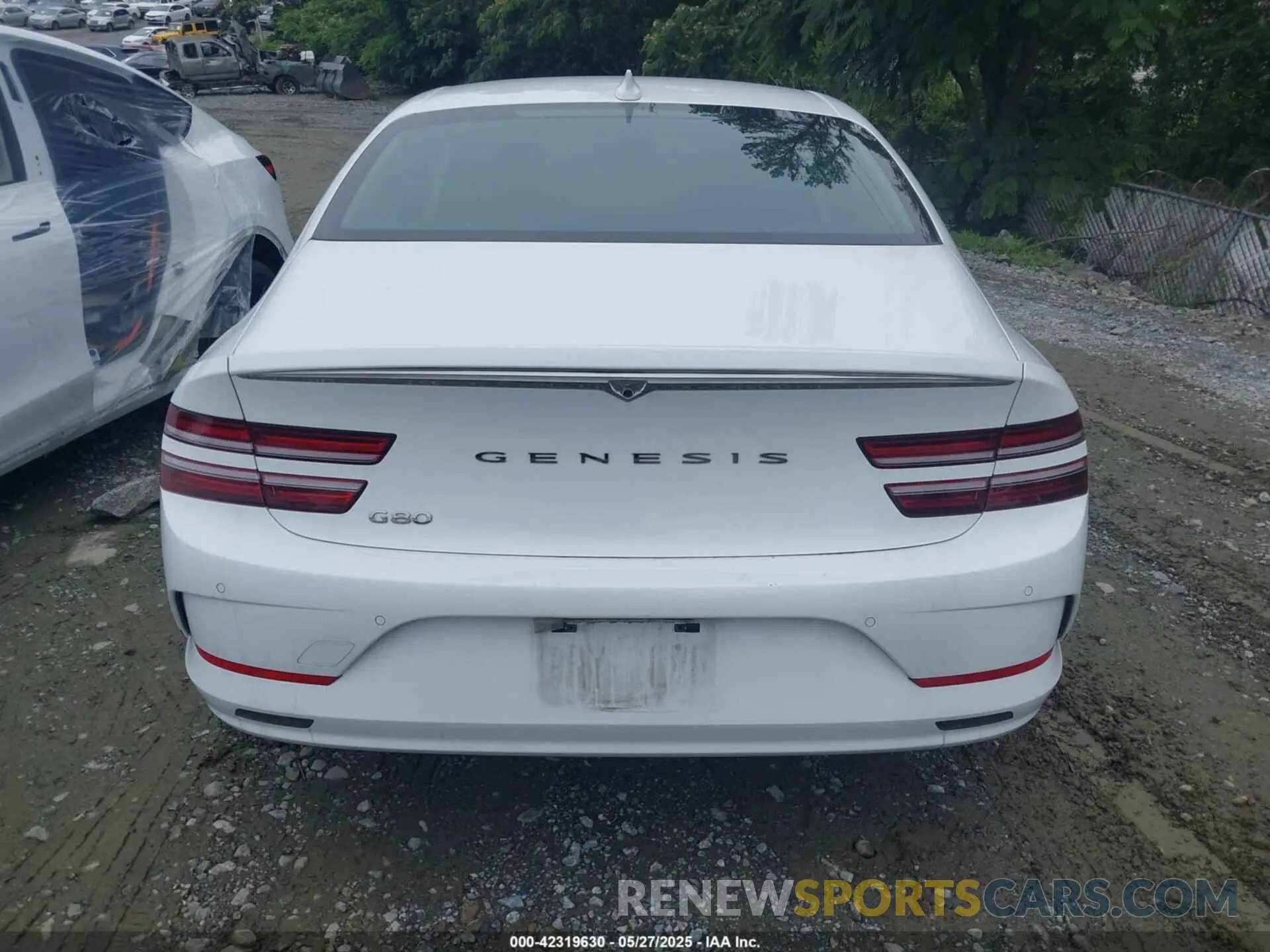 16 fotografías del automóvil dañado KMTGE4S17PU006170 GENESIS ELECTRIFIED G80 2023
