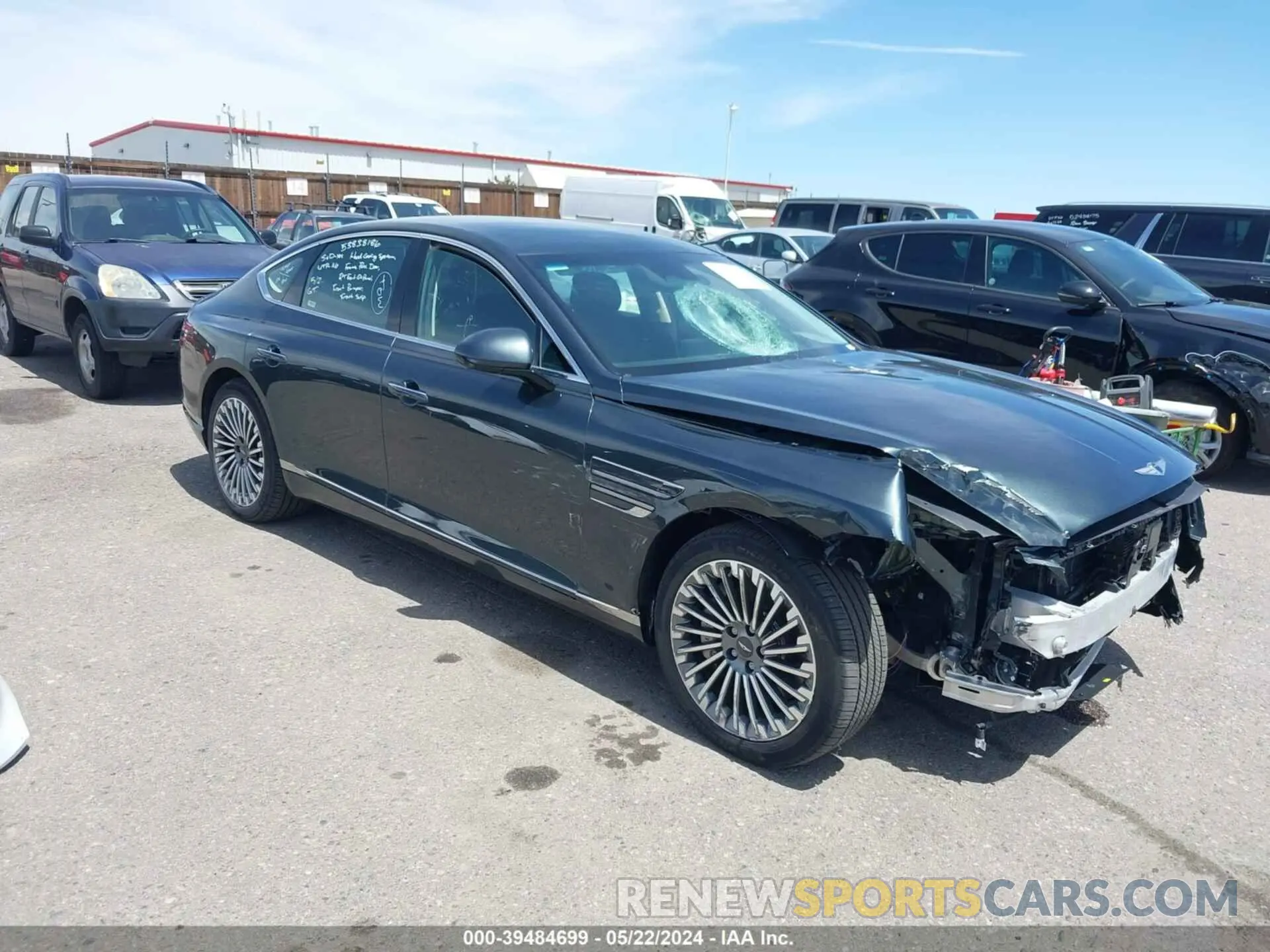 1 fotografías del automóvil dañado KMTGE4S17PU007500 GENESIS ELECTRIFIED G80 2023