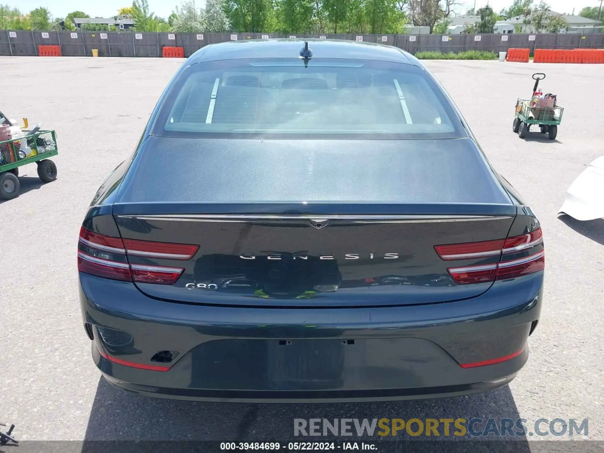 17 fotografías del automóvil dañado KMTGE4S17PU007500 GENESIS ELECTRIFIED G80 2023