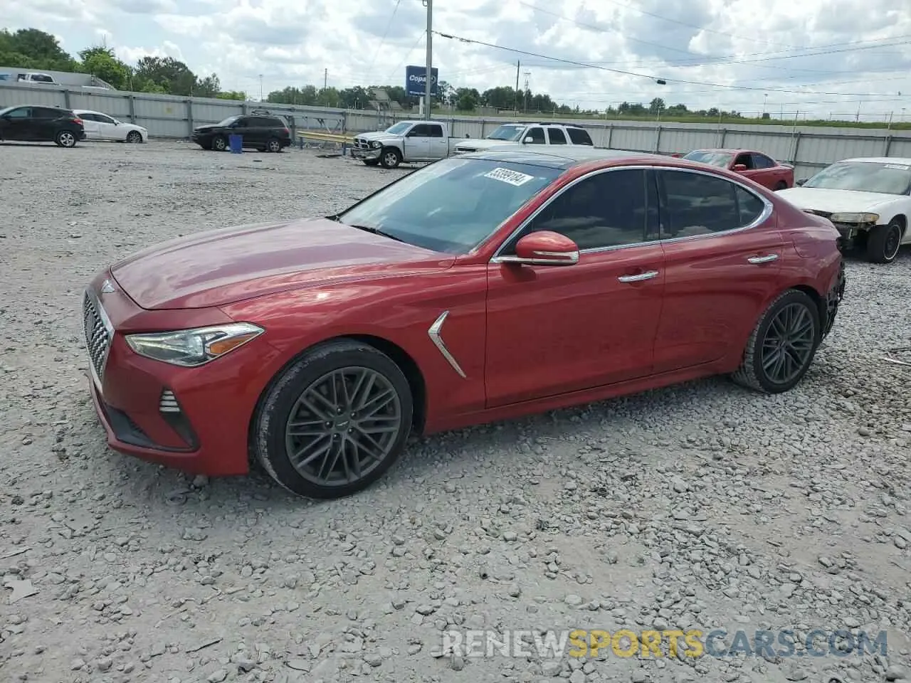 1 fotografías del automóvil dañado KMTG34LA2KU032267 GENESIS G70 2019