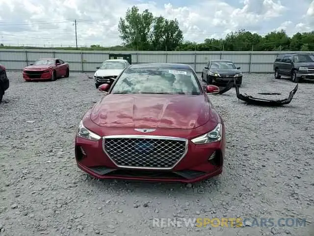 10 fotografías del automóvil dañado KMTG34LA2KU032267 GENESIS G70 2019