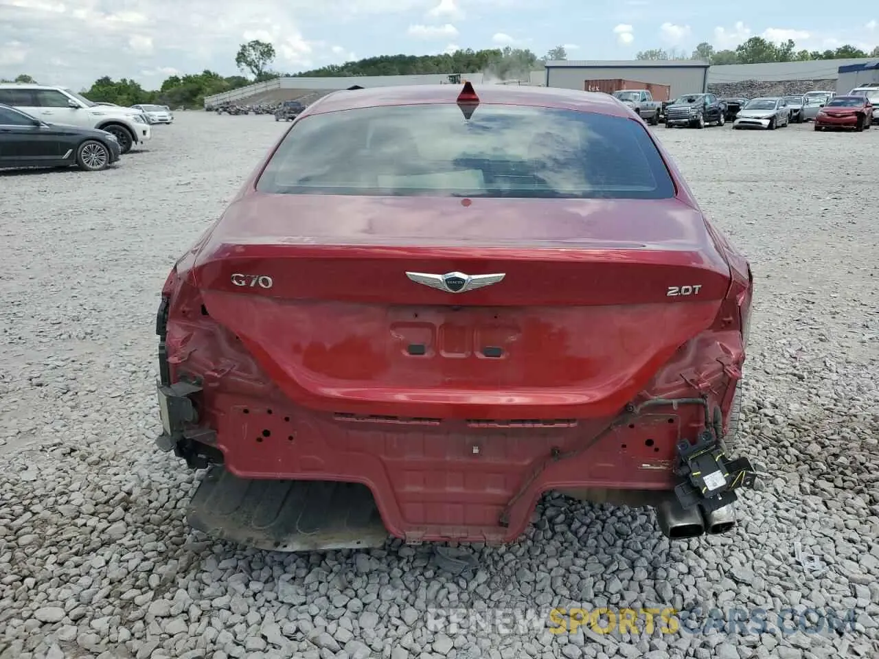 6 fotografías del automóvil dañado KMTG34LA2KU032267 GENESIS G70 2019