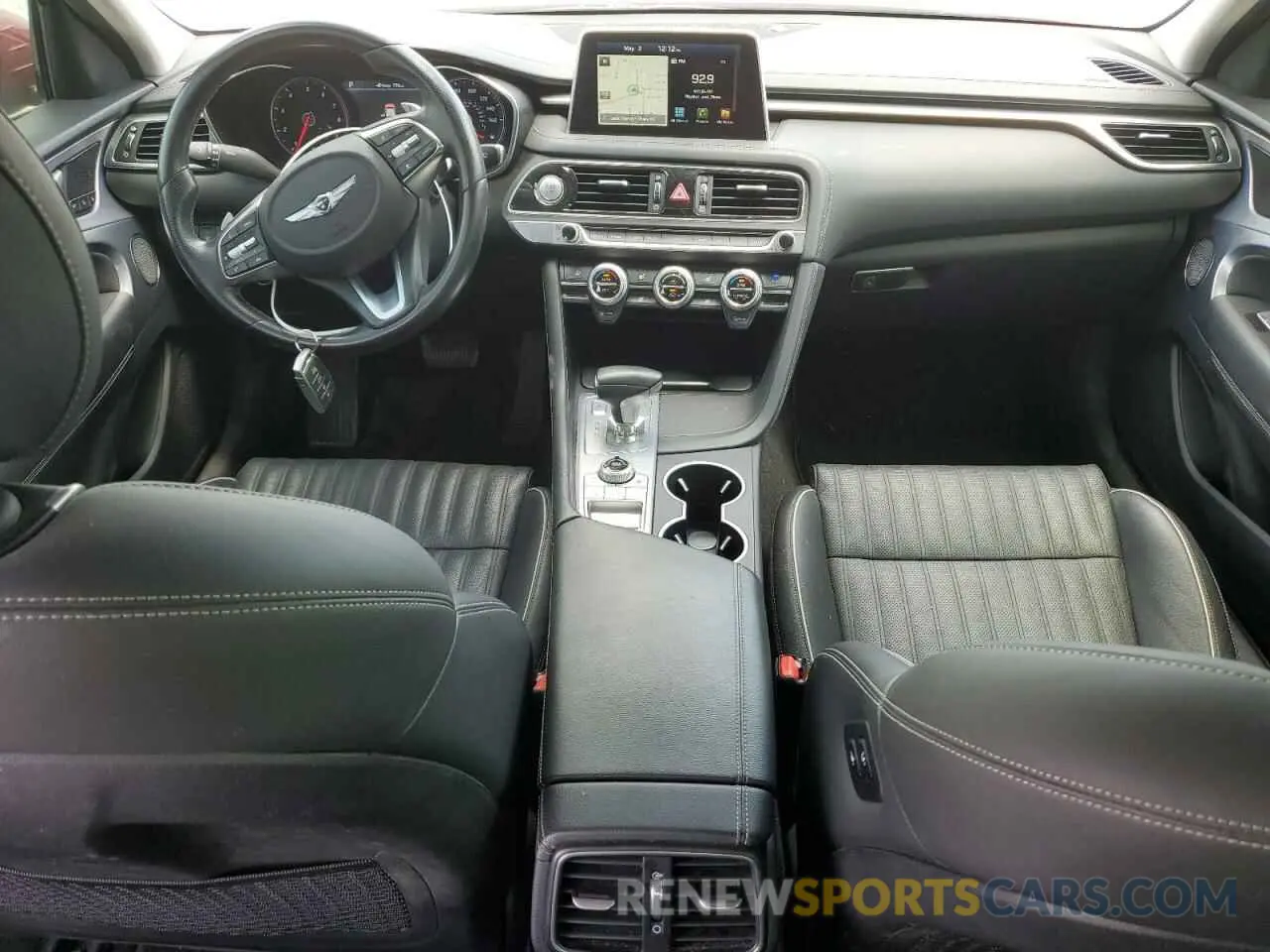 8 fotografías del automóvil dañado KMTG34LA2KU032267 GENESIS G70 2019
