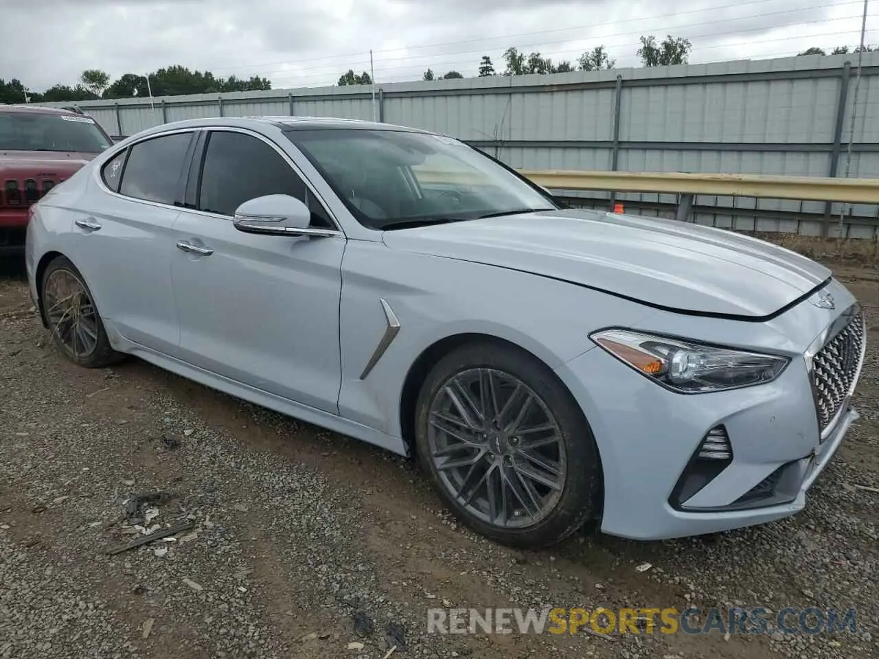 4 fotografías del automóvil dañado KMTG34LA3KU040152 GENESIS G70 2019