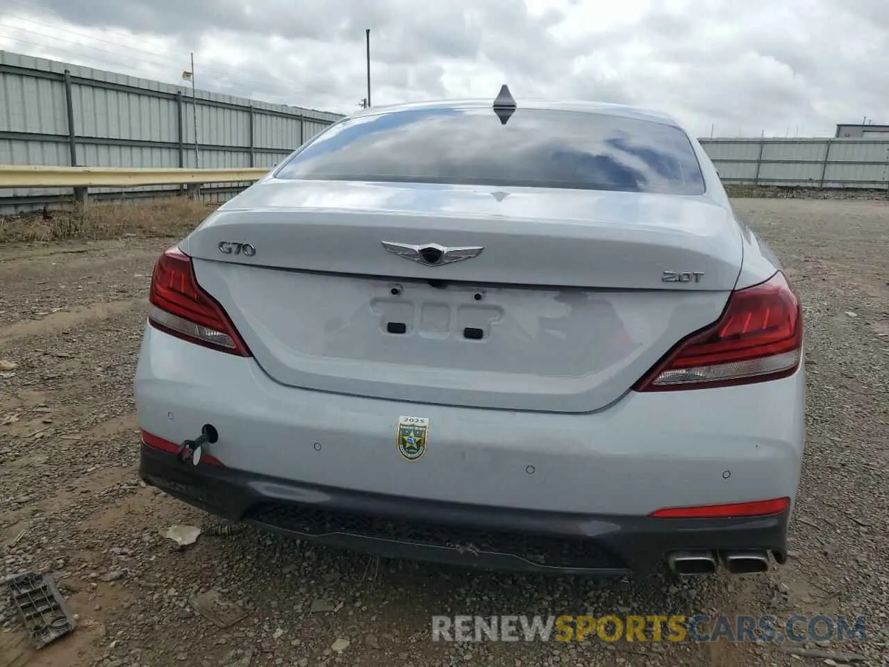 6 fotografías del automóvil dañado KMTG34LA3KU040152 GENESIS G70 2019