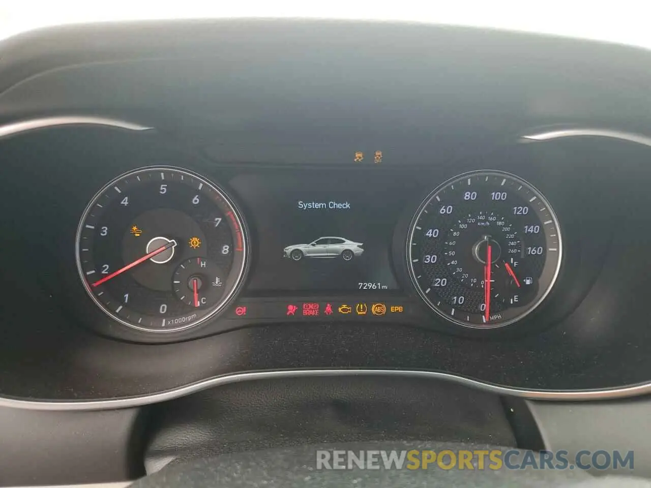 9 fotografías del automóvil dañado KMTG34LA3KU040152 GENESIS G70 2019