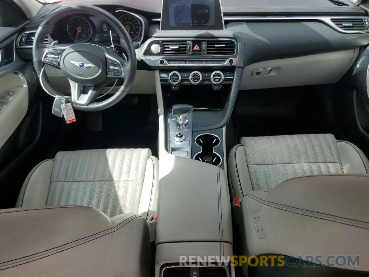 8 fotografías del automóvil dañado KMTG34LA5KU015107 GENESIS G70 2019