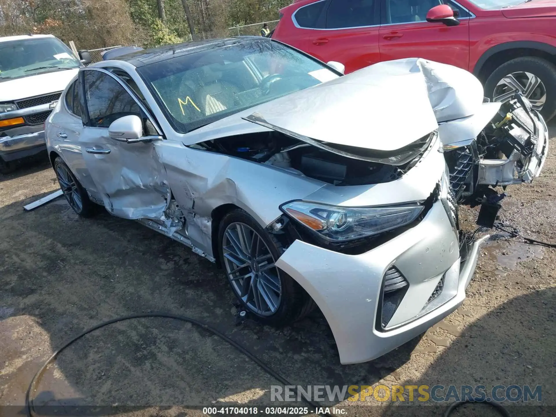 1 fotografías del automóvil dañado KMTG34LA5KU026611 GENESIS G70 2019