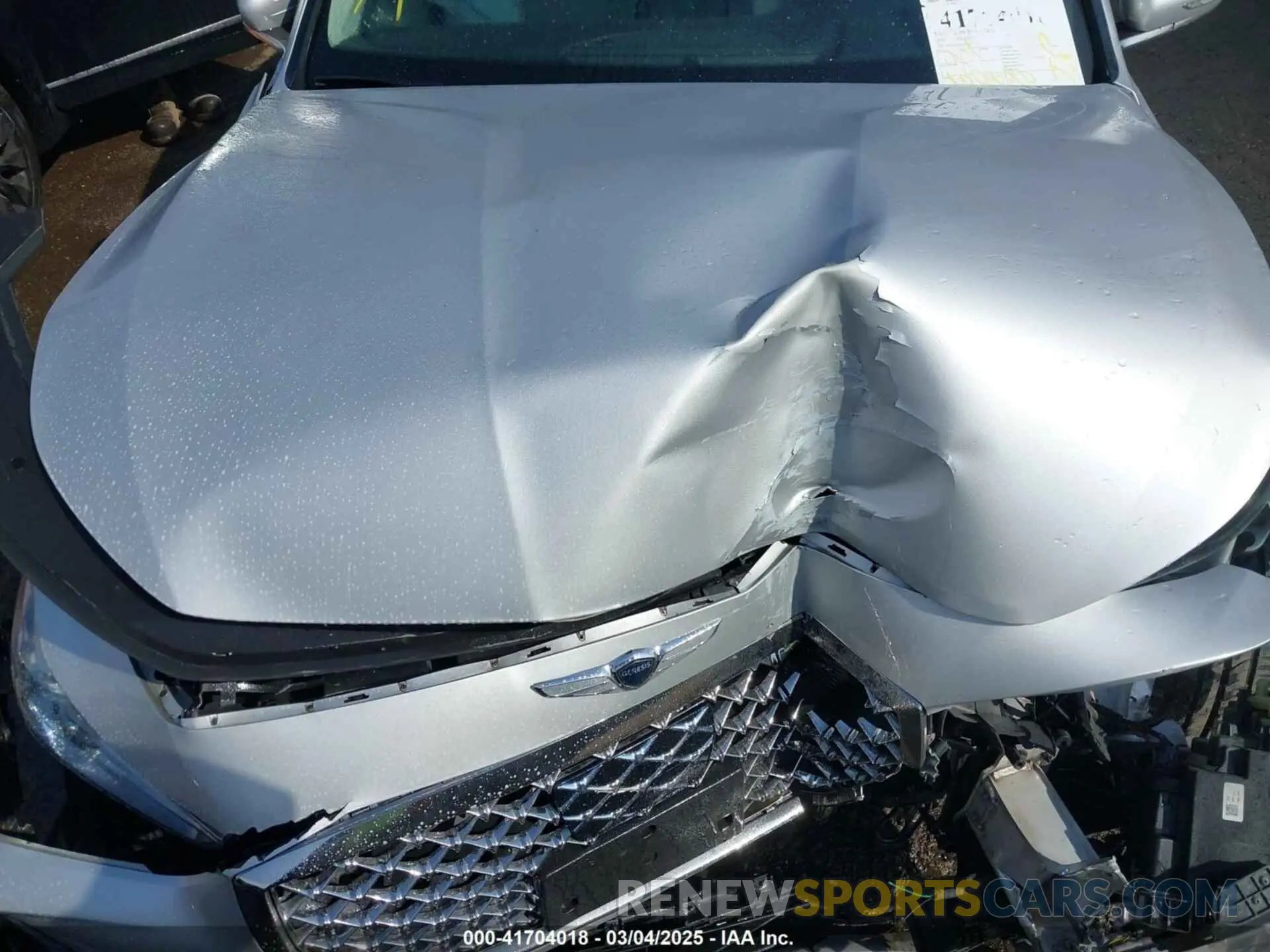 10 fotografías del automóvil dañado KMTG34LA5KU026611 GENESIS G70 2019