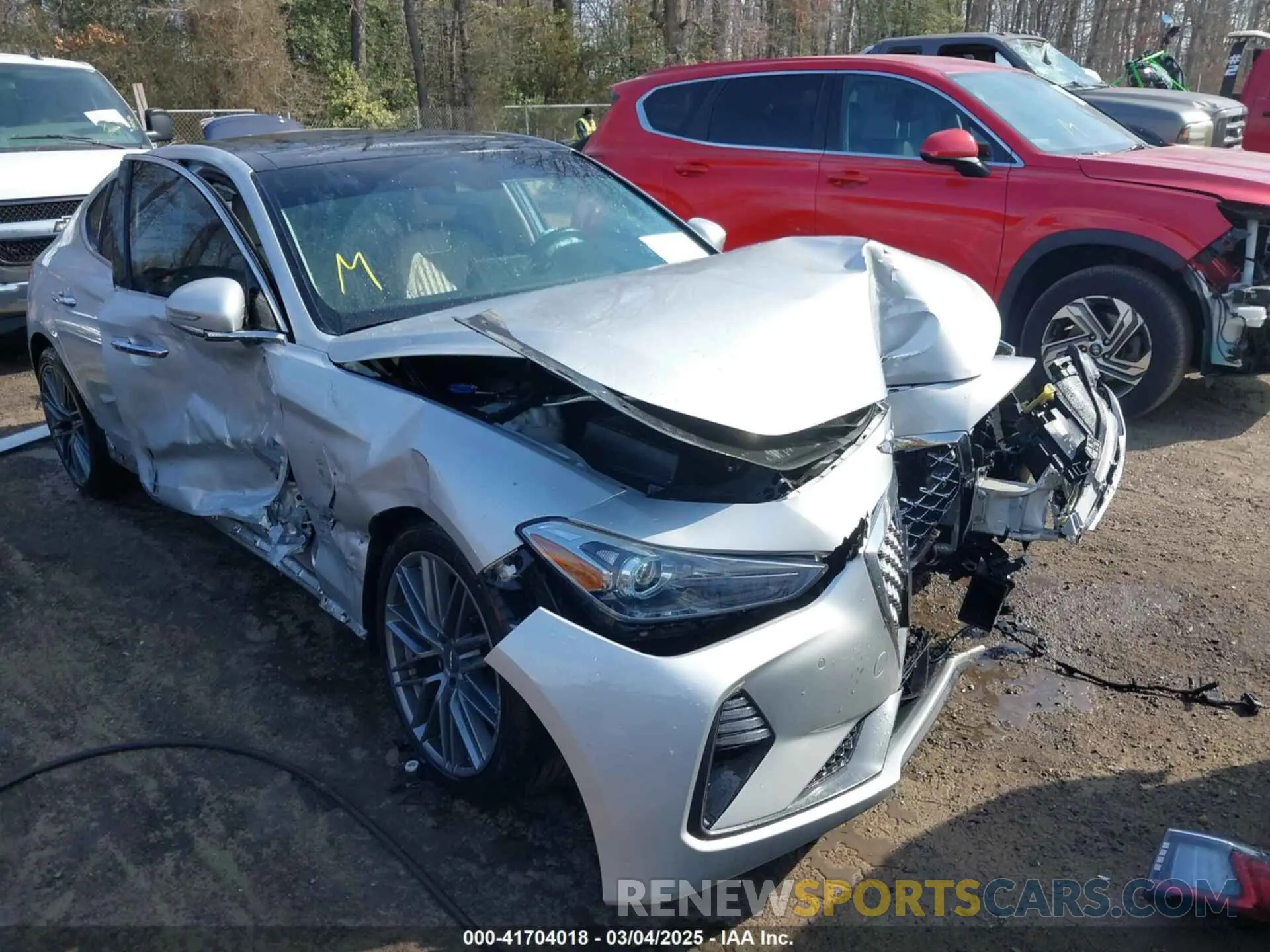 6 fotografías del automóvil dañado KMTG34LA5KU026611 GENESIS G70 2019