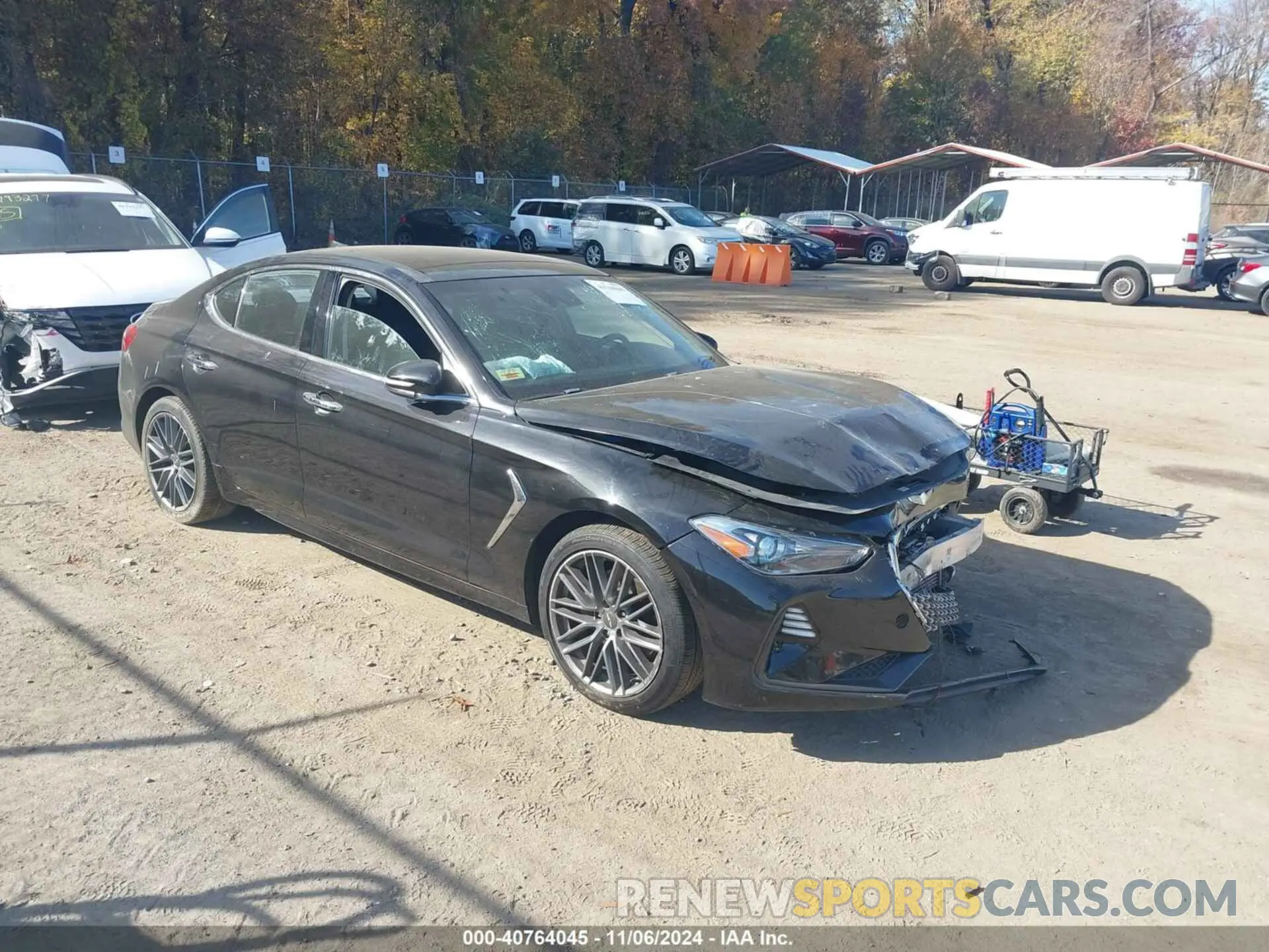 1 fotografías del automóvil dañado KMTG34LA5KU044008 GENESIS G70 2019