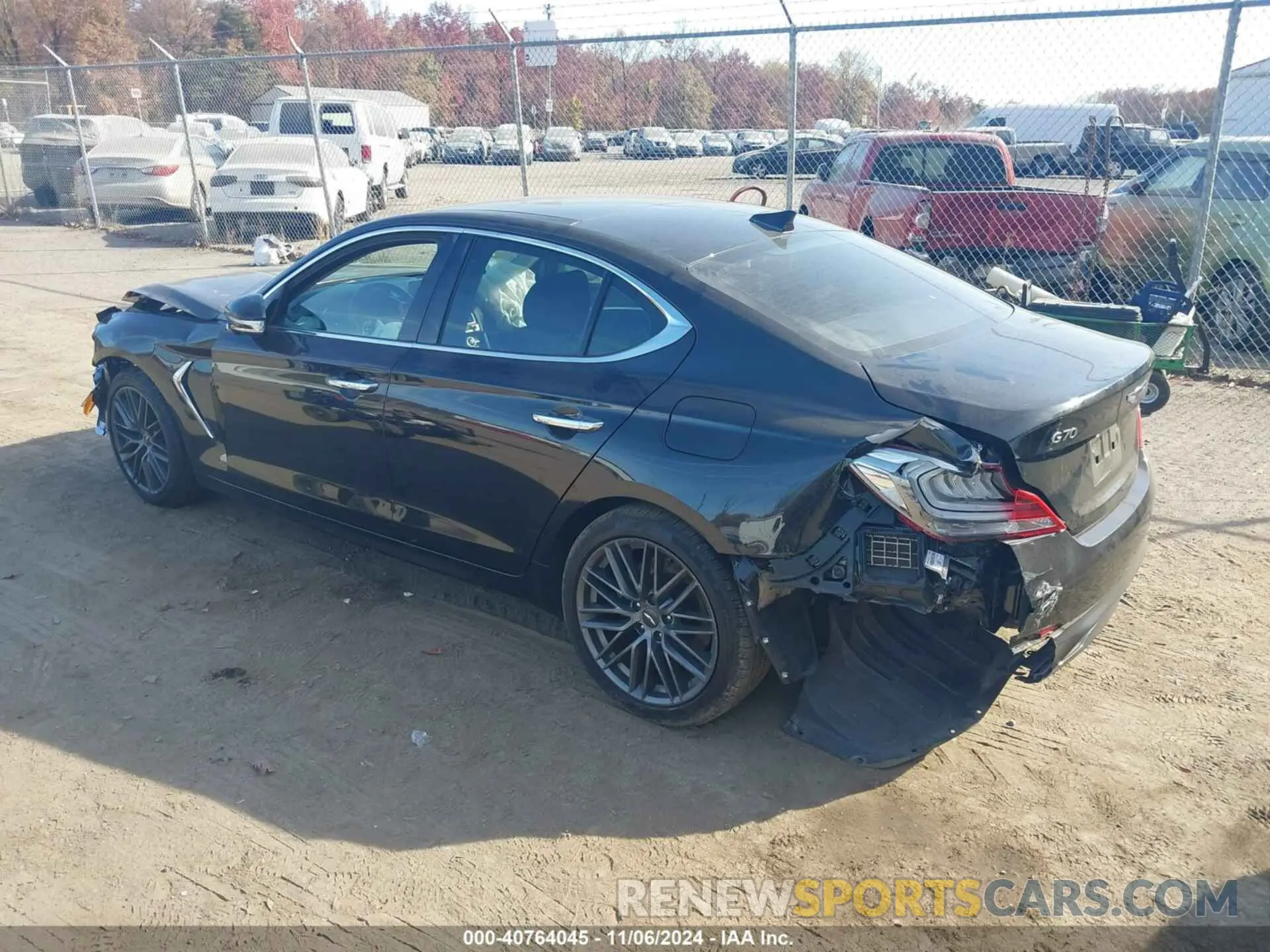 3 fotografías del automóvil dañado KMTG34LA5KU044008 GENESIS G70 2019