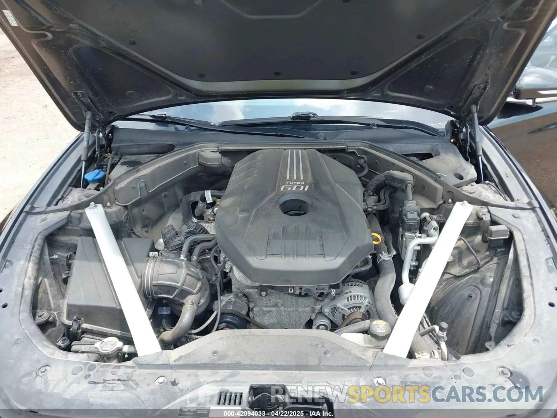10 fotografías del automóvil dañado KMTG34LAXKU023204 GENESIS G70 2019