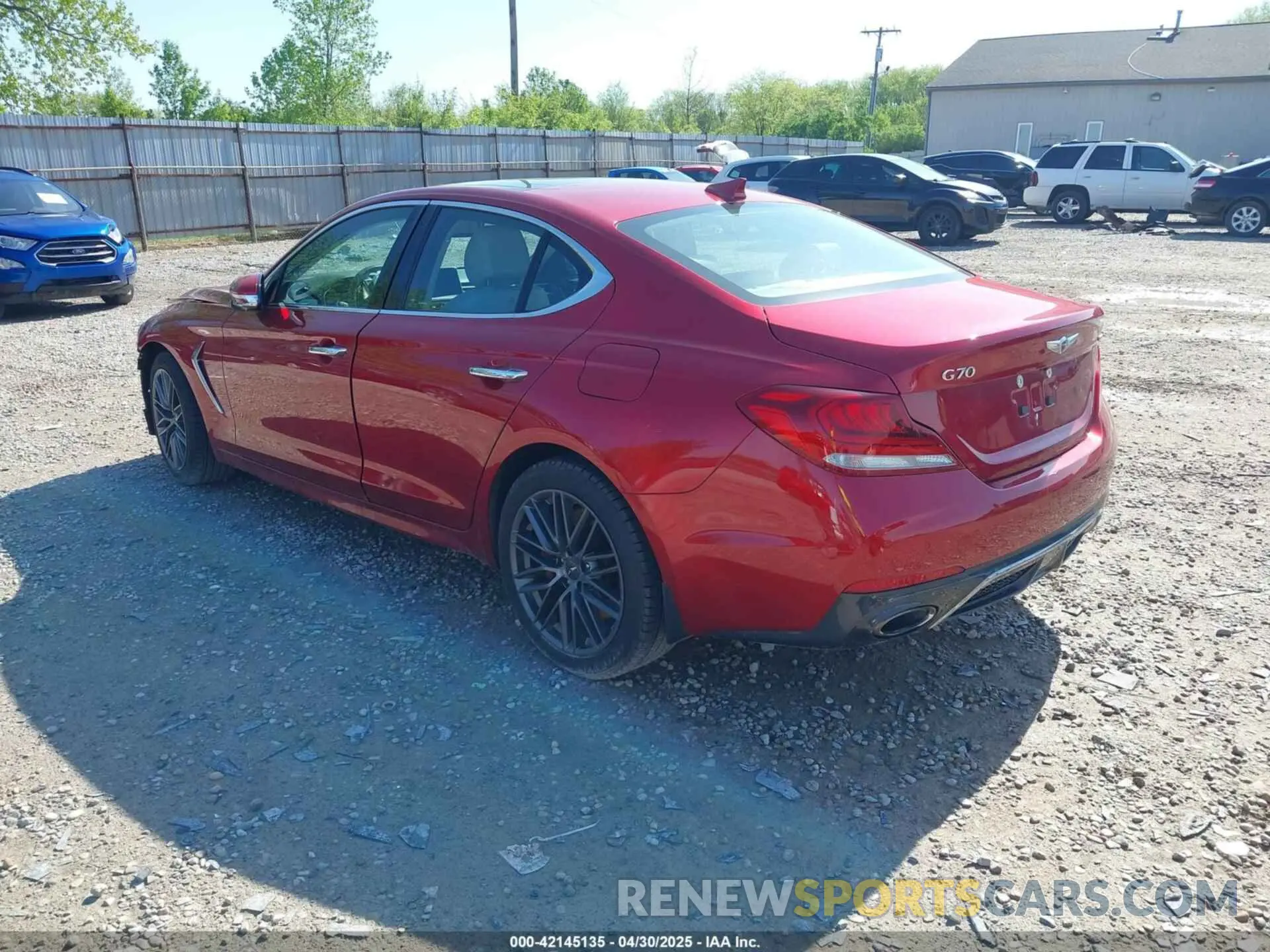 3 fotografías del automóvil dañado KMTG34LE0KU039981 GENESIS G70 2019