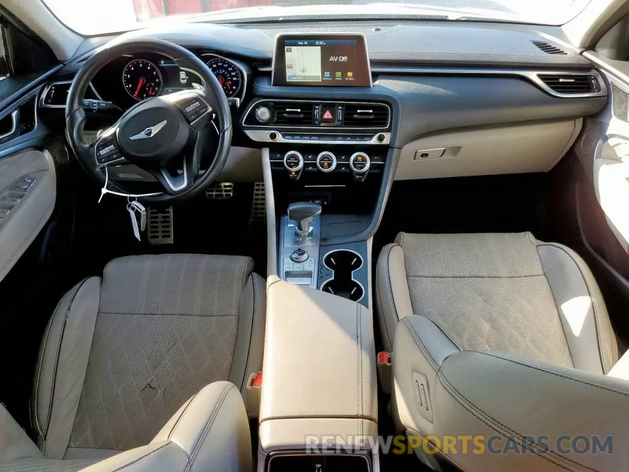 8 fotografías del automóvil dañado KMTG34LE1KU027824 GENESIS G70 2019