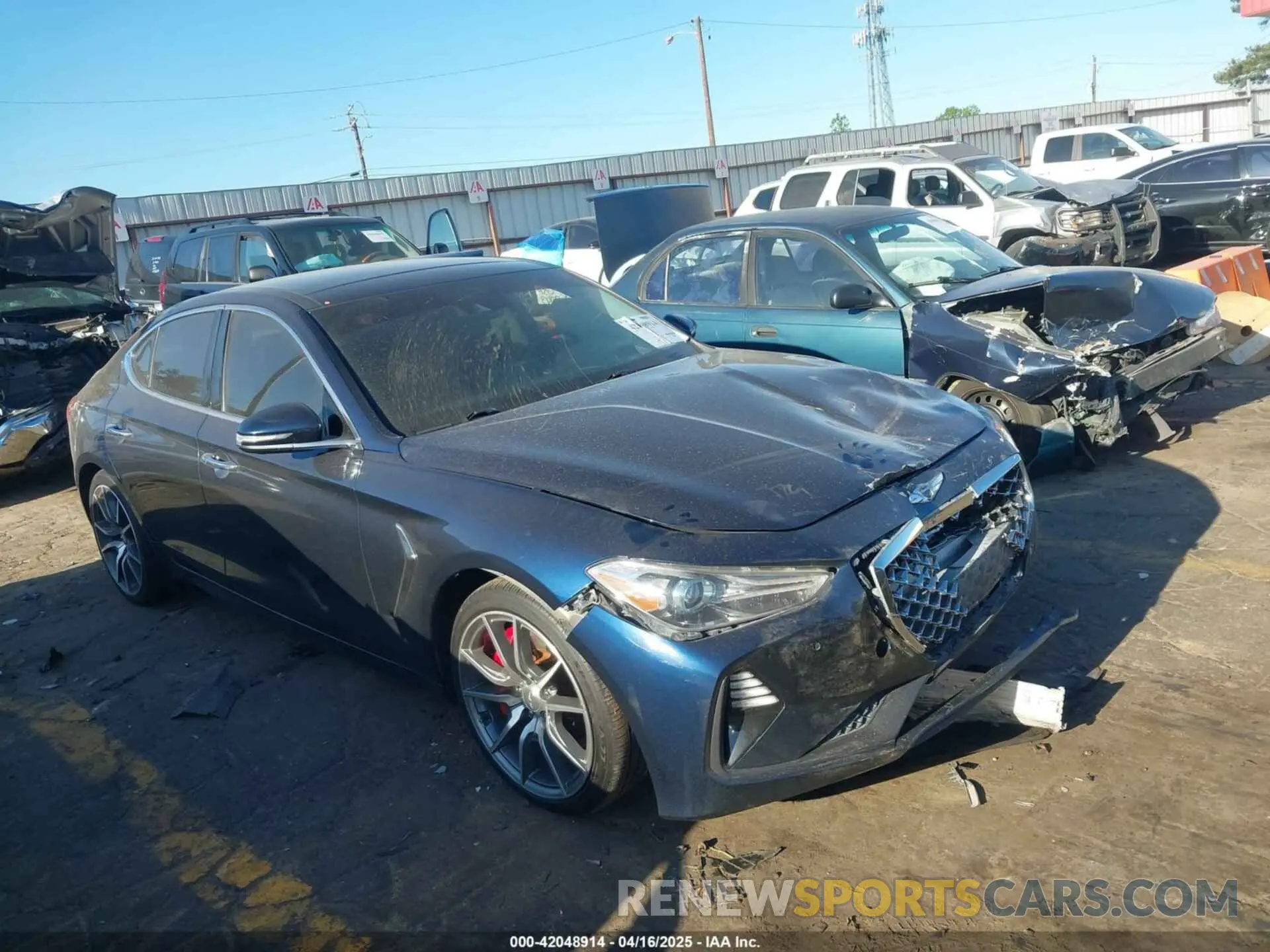 1 fotografías del automóvil dañado KMTG34LE4KU020043 GENESIS G70 2019