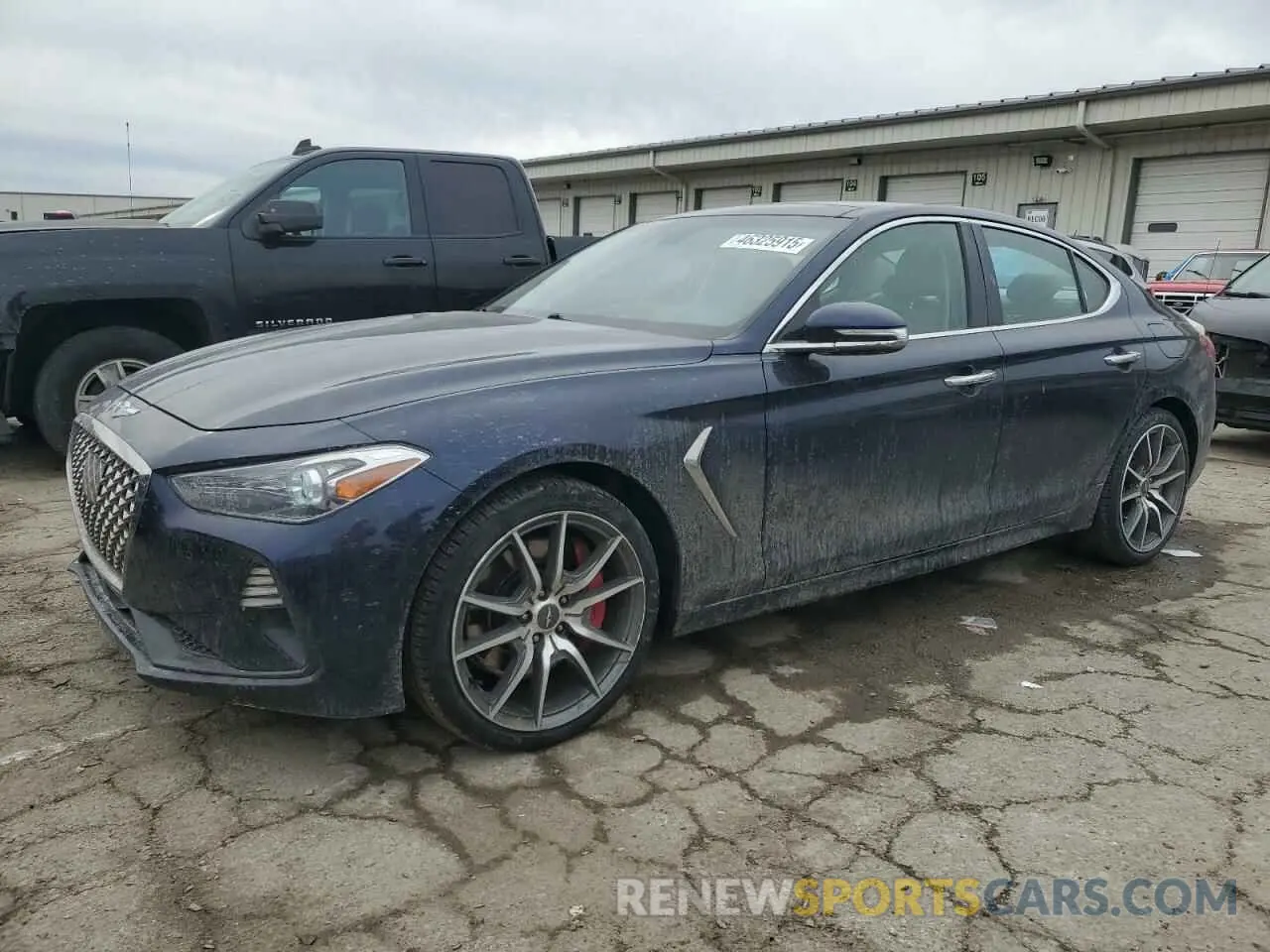 1 fotografías del automóvil dañado KMTG34LE5KU034162 GENESIS G70 2019
