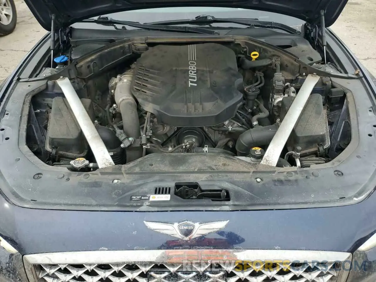 11 fotografías del automóvil dañado KMTG34LE5KU034162 GENESIS G70 2019