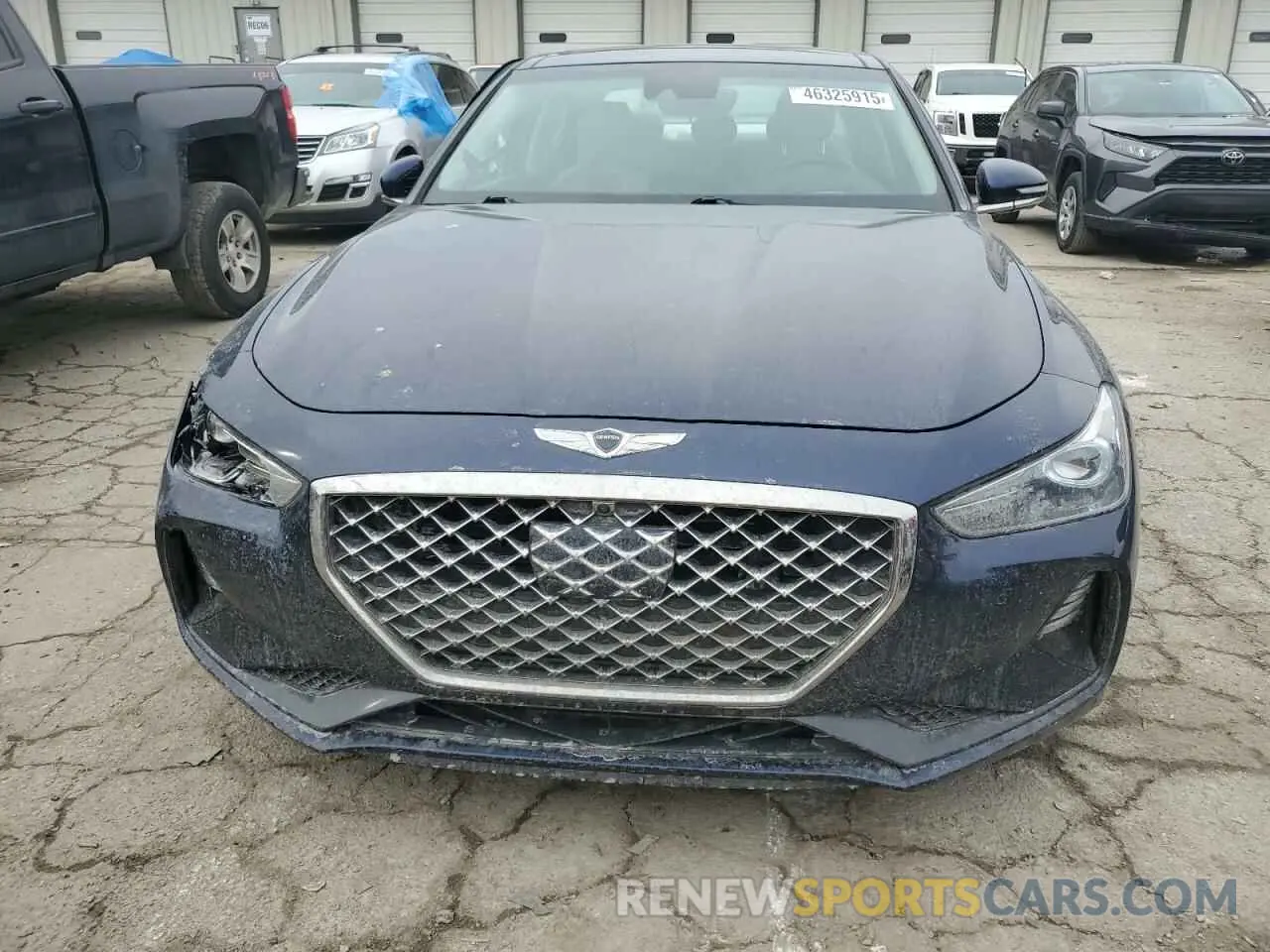 5 fotografías del automóvil dañado KMTG34LE5KU034162 GENESIS G70 2019