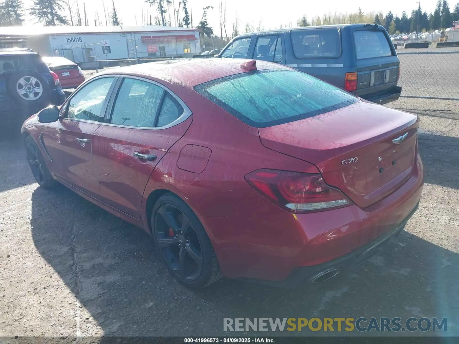 3 fotografías del automóvil dañado KMTG34LE6KU022487 GENESIS G70 2019