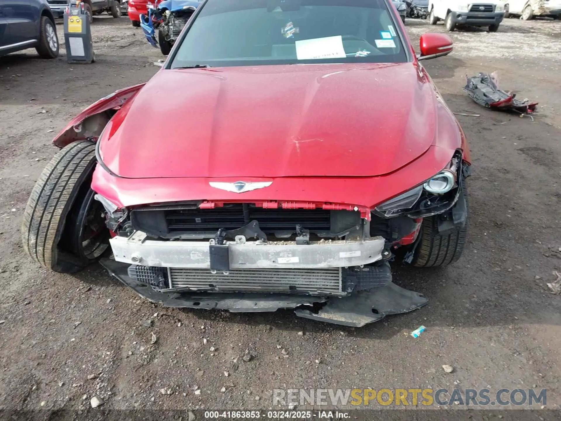 12 fotografías del automóvil dañado KMTG34LE7KU017931 GENESIS G70 2019