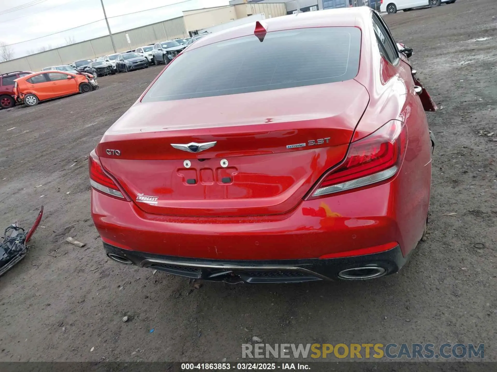 16 fotografías del automóvil dañado KMTG34LE7KU017931 GENESIS G70 2019