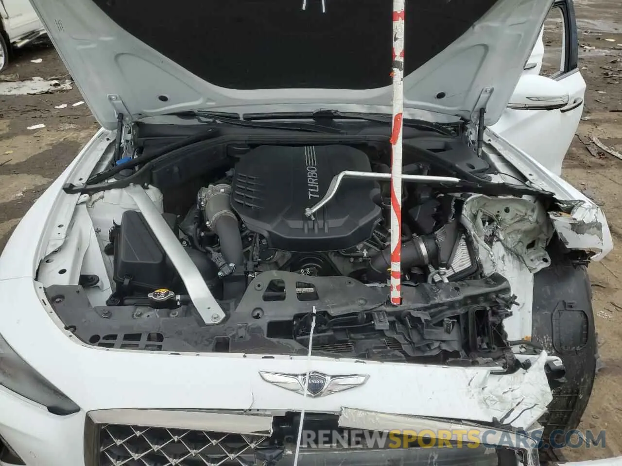 13 fotografías del automóvil dañado KMTG34LE7KU027441 GENESIS G70 2019