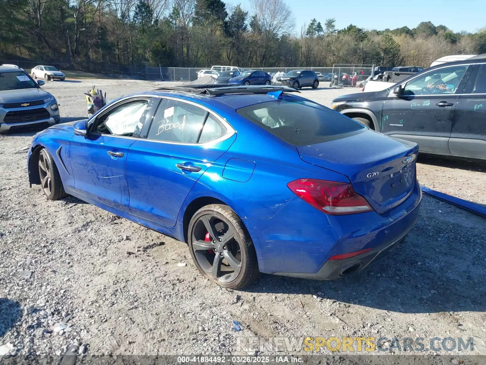 3 fotografías del automóvil dañado KMTG34LE7KU027701 GENESIS G70 2019